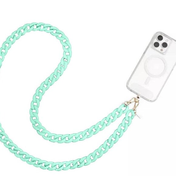 Hold the Phone - Crossbody Phone Chain - Turquoise - Picture 1 of 5